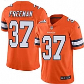 Nike Men & Women & Youth Broncos 37 Royce Freeman Orange Color Rush Limited Jersey,baseball caps,new era cap wholesale,wholesale hats
